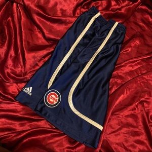 adidas cubs satin shorts
